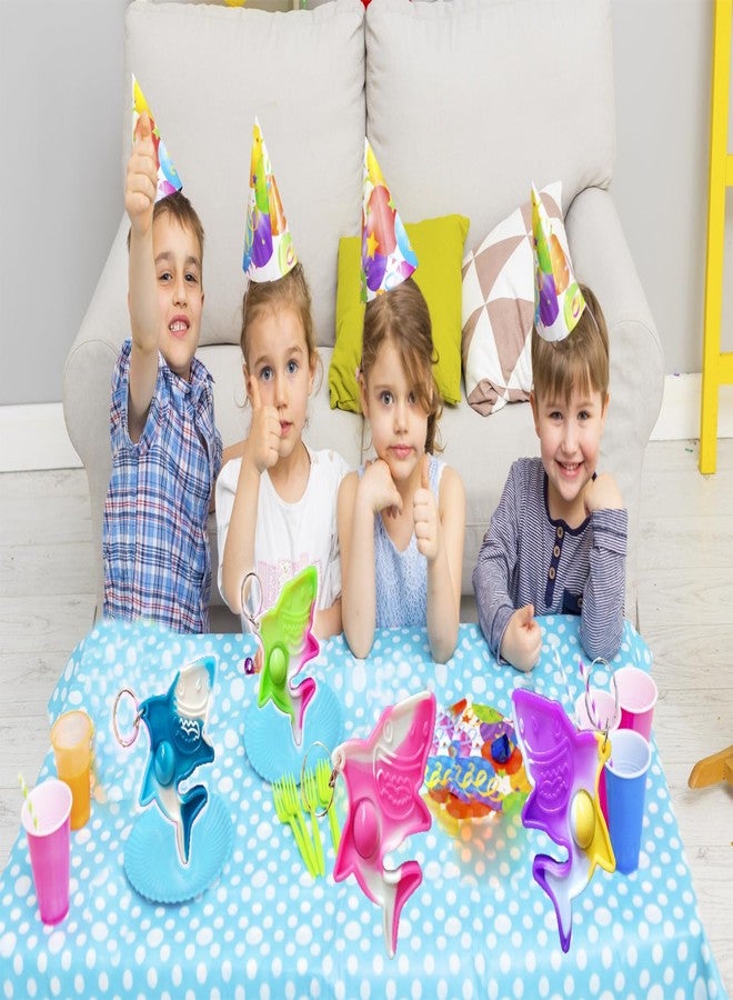 HOZKEAP 20 Packs Bulk sharks Push Fidget Bubble Mini Pop Fidget for Adult and Kids,Birthday Party Favors Supplies and Classroom summer Students Bubble Prize Gifts - Image 5
